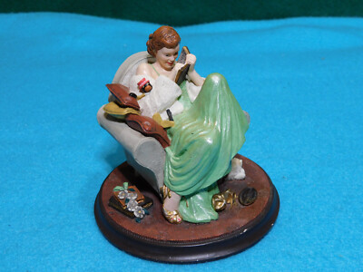 1991 Rhodes Studios, The Norman Rockwell Family Trust Figurine. Dear Diary.