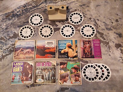Vintage 1960s SAWYER'S VIEW-MASTER with 30 Reels - Some Rare!