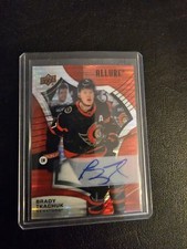 2021 Upper Deck Allure Brady Tkachu #104 Red Autograph