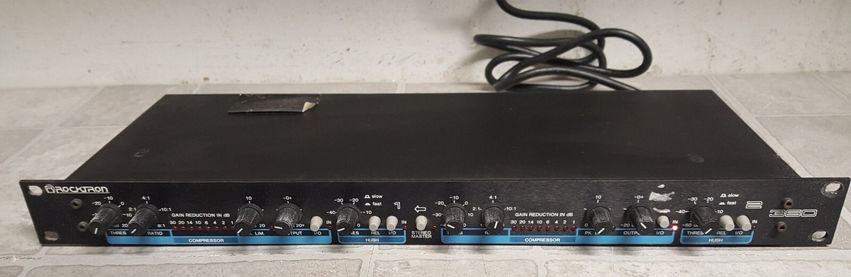 【未使用に近い】ROCKTRON Reaction Compressor Rocktron 360 2 Channel Compressor Limiter Hush | eBay