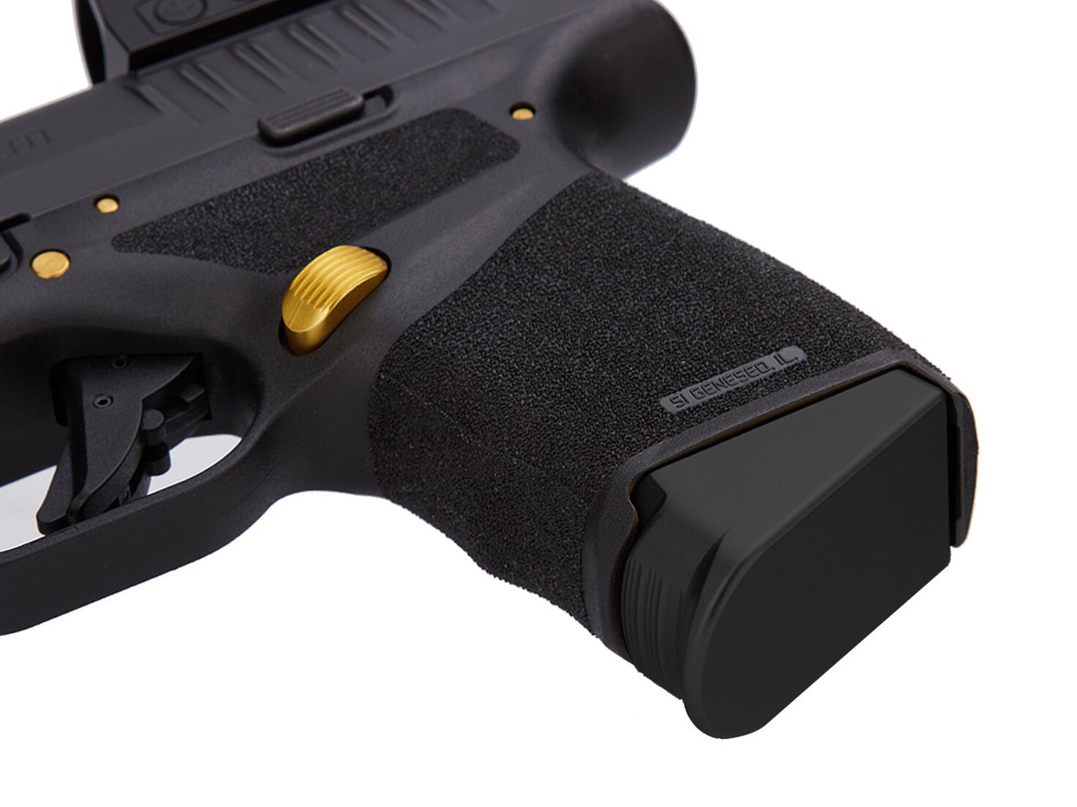 NDZ Springfield Hellcat Extended Magazine Base Pad 10 RD Aluminum