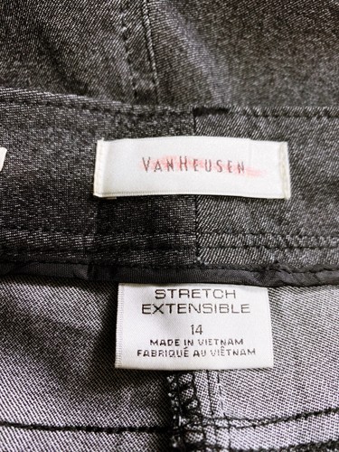 Van Heusen Womens Jeggings Size 14 Slim Fit Stretch Gray Pockets - Picture 6 of 9