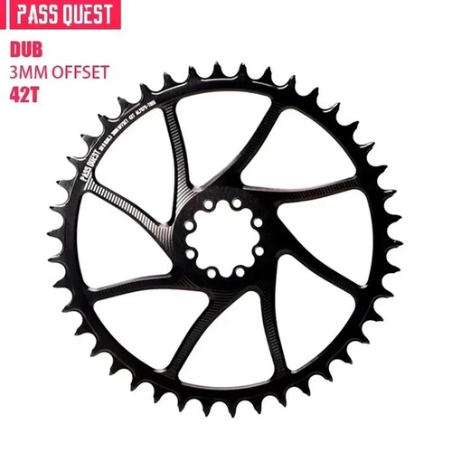 3mm Offest Direct Mount Chainring 8 Bolt AXS Round 28-48T Narrow Wide Chainwheel - Picture 12 of 47