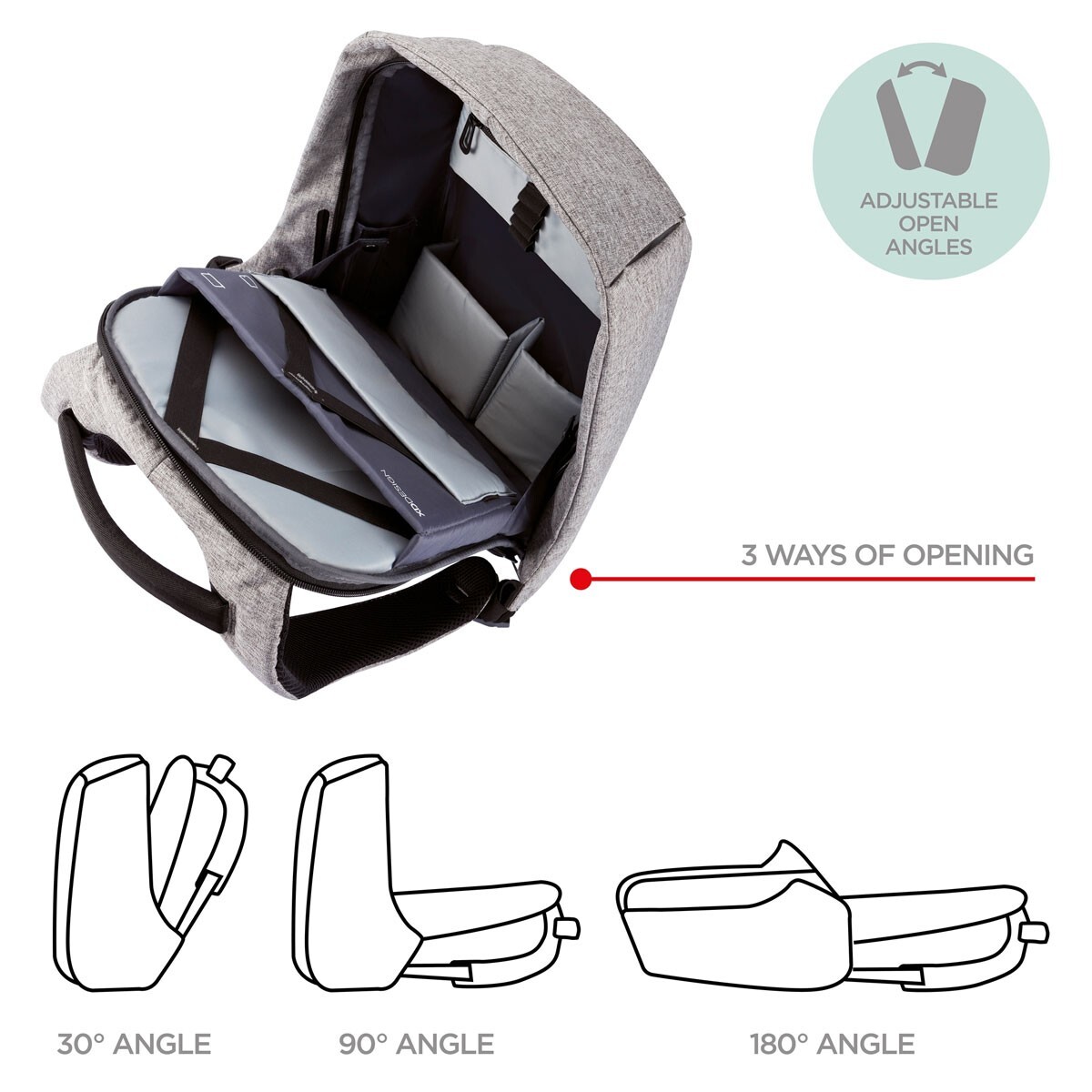 XD Design Bobby AntiTheft 13L Backpack Black for sale online eBay