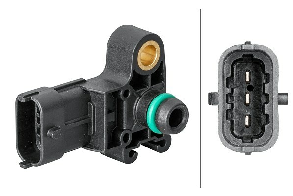 Hella Sensor, Ladedruck Links, Oben, Rechts U.A. FüR Chevrolet, Opel-image