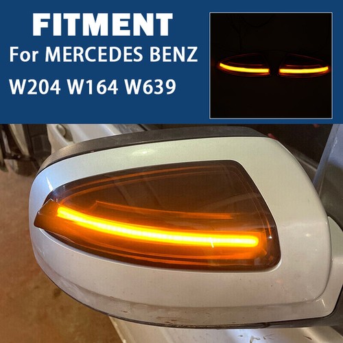 2X Señal de luz de espejo retrovisor lateral para Mercedes Benz C300 C350 2008-2012 2008-2011 - Imagen 4 de 13