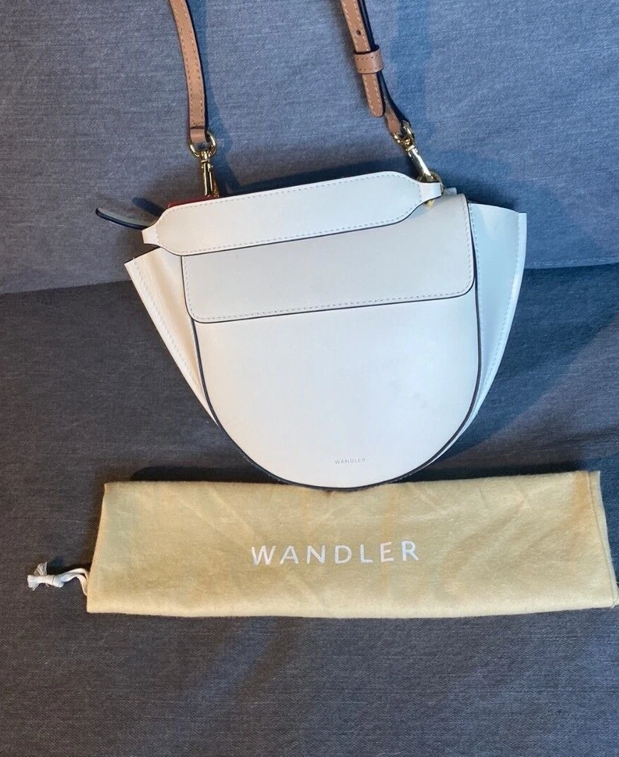 Wandler Hortensia Mini leather bag cream timbre NWT Dust Bag