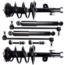 8 Pieces For 2006-2012 Toyota Rav4 Front Struts Springs & Rear Shocks & Sway Bar