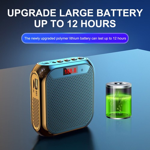 Portable Rechargeable Voice Amplifier for Teachers Headset Microphone Speaker - Picture 5 of 24