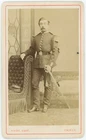 Military CDV circa 1870. Dragon in small outfit by Vivot in Amiens.