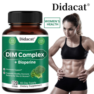DIM Complex + Bioperine Supplement - Hormonhaushalt und Prostatagesundheit
