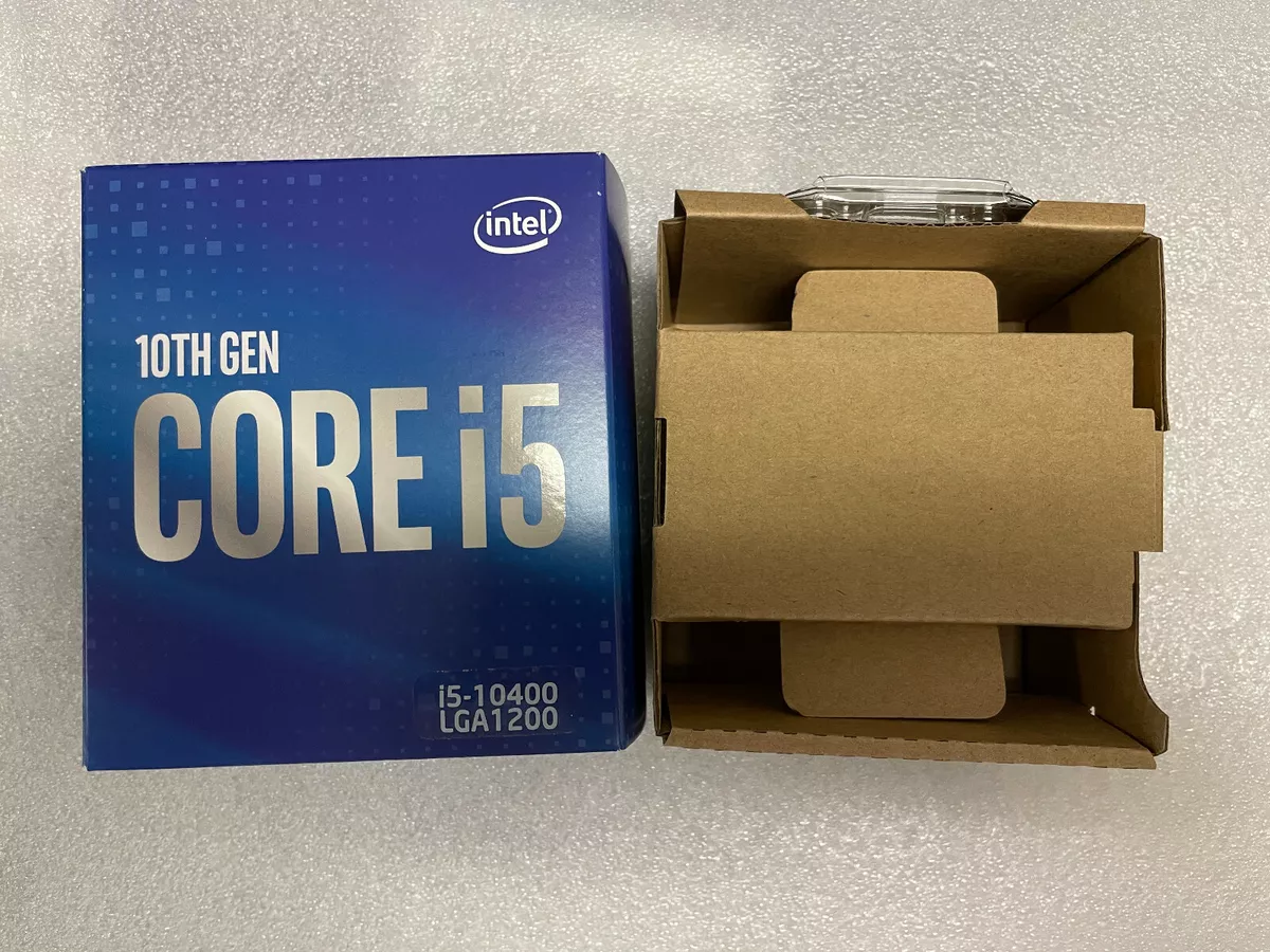 i5-10400 empty box, No CPU