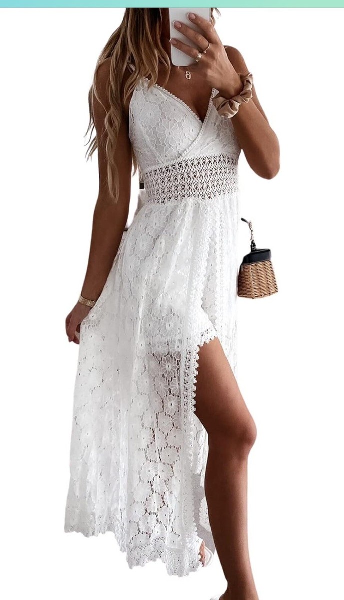 CUPSHE Women's Ruching Smocking Jumpsuit Summer Slip V Size: M. | eBay