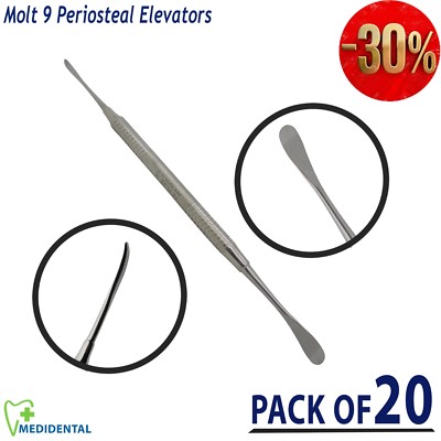 20er Pack Periostaufzug Molt 9 zahnchirurgisches Implantat Zahnfleischgewebe CE