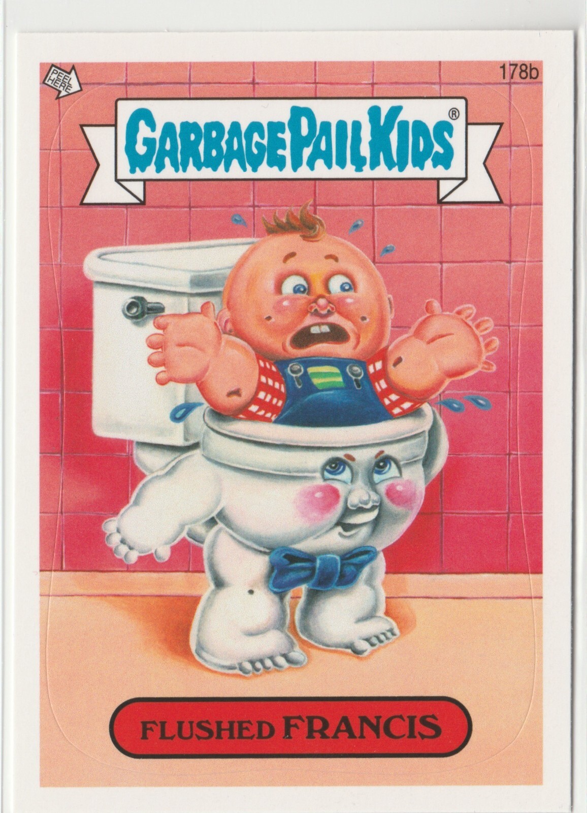 Flushed Francis #178b Garbage Pail Kids GPK 2013 Series 3 BNS3 Brand New