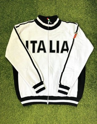 Vintage Italia Trainingsjacke in weiß Größe L 90er trackjacket Y2K Retro Style
