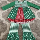 Girls Size 7/8 2 Pc. Boutique Dress & Legging Set — photo 1