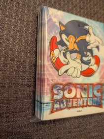  SONIC ADVENTURE LIMITED RUN TRADING CARD SLEEVES SEGA DREAMCAST PACK In Hand