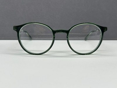 Baars Brille Damen Herren grün rund Minimal Magnet Bügel groß