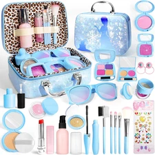 Pretend Makeup for Toddlers, Fake Play Makeup for Little Girls, Frozen Toy Makeu