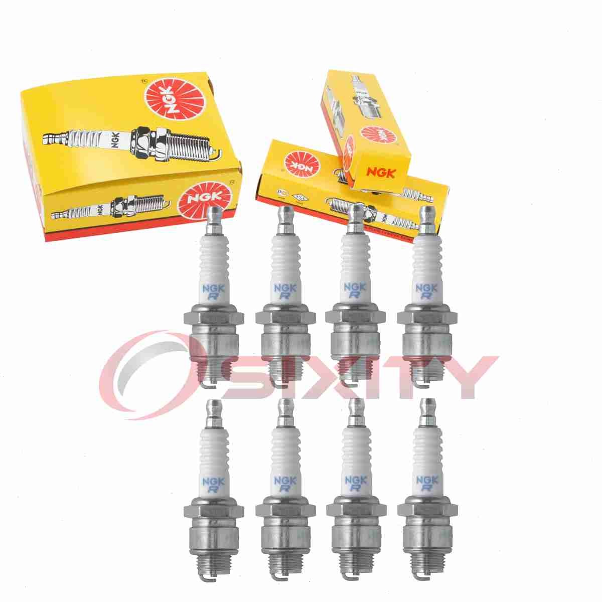8 pcs NGK Standard Spark Plugs for 1968-1970 Chevrolet K10 Suburban 5.7L bo