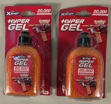 Hyper Gel Pellet Refill Pack 20,000 Hyper Gel Pellets Zuru Xshot NEW Lot Of 2