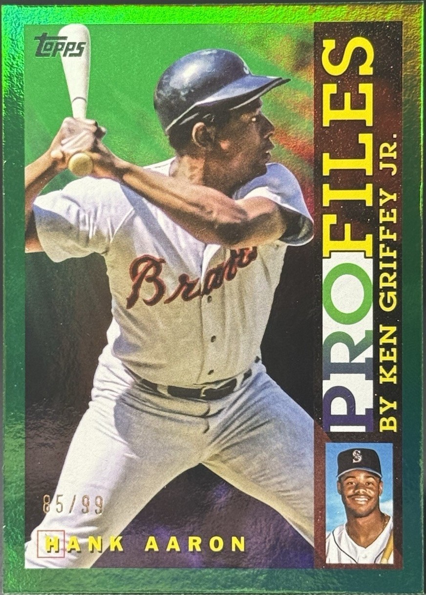 2026 Topps Series 1 - Topps Profiles Hank Aaron #TP-3 Green Foil /99 ...