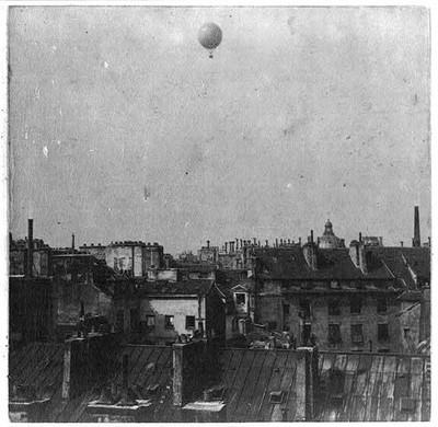 Photo:Grand ballon captif � vapeur de Mr. Henry Giffard,1878