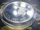 1967 Canada Dollar- Flying Goose- BU PROOFLIKE- In Capsule