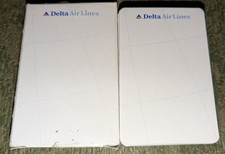 Vintage Delta Air Lines Travel Destination White Playing Cards One Deck