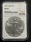 2022 $1 American Silver Eagle NGC MS69 Brown Label!!!!!! One day Sale!!!