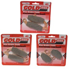 ZRX 400 ZR E3 Brake Pads Full Set Kit Sintered Kawasaki ZRX 400 ZR E3 1996