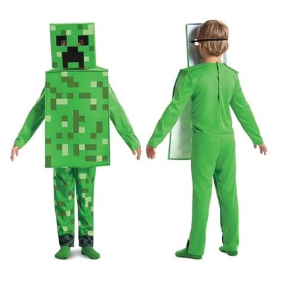 Verkleidung Minecraft Creeper Kostüm für Kinder, offizielles Minecraft Lizenzprodukt