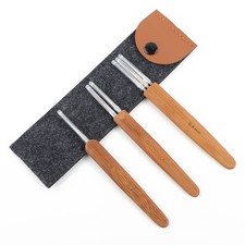 Orientfashion Dreadlock Crochet Hook for Hair, Locs 0.4mm, Brown