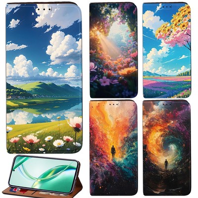 UK PU Leder Handy Ständer Cover Case für Motorola Moto G10/G24/G34/G35/G55/G85