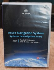 2021 Acura Navigation System Purple DVD Update 2 Disc Set OEM Hard Case