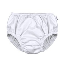i play. by Reusable, Eco Pull-up Swim Diaper, UPF 50, 4T, White, Patented Des...