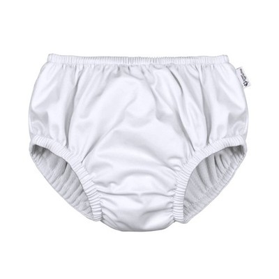 i play. by Reusable, Eco Pull-up Swim Diaper, UPF 50, 4T, White, Patented Des...