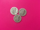 3 Mercury Dimes 17, 18, 20 — photo 2