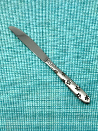 Oneida Silver Daisy Frost  Modern Solid Knife MCM