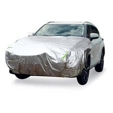 Front Half Car Cover Waterproof 210x110cm Outdoor Half Cover for Car 210D