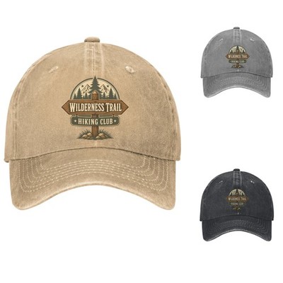 Appalachian Trail Hiking Outdoor Adventure Theme Adjustable Baseball Cap Hat
