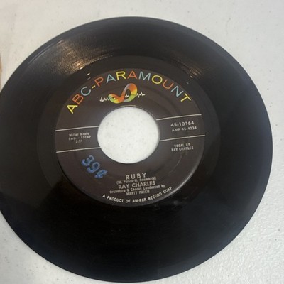 Ray Charles - Ruby / Hardhearted Hannah ABC-Paramount 7'' 45RPM 45-10164
