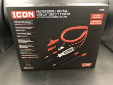  NEW ICON Digital Display Circuit Light Tester Kit TPSK 70624