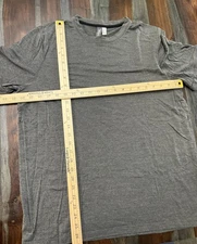 Ibex Mens L Short Sleeve Gray Wool Silk  Blend base layer minimalist sustainable