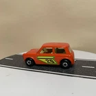 1970 Matchbox Lesney Superfast No. 29 Racing Mini Cooper Orange-Red 1:64 NM