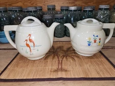 Vintage Enterprise Aluminum Company Ceramic Coffee Pots
