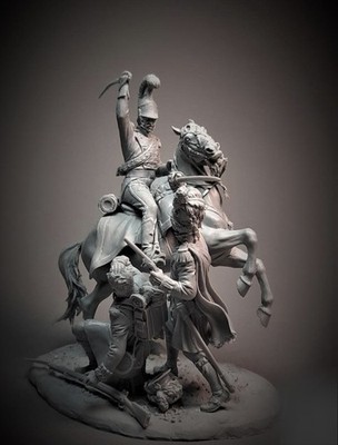 Ca. 54 mm...1/32...History Diorama Set...Waterloo.