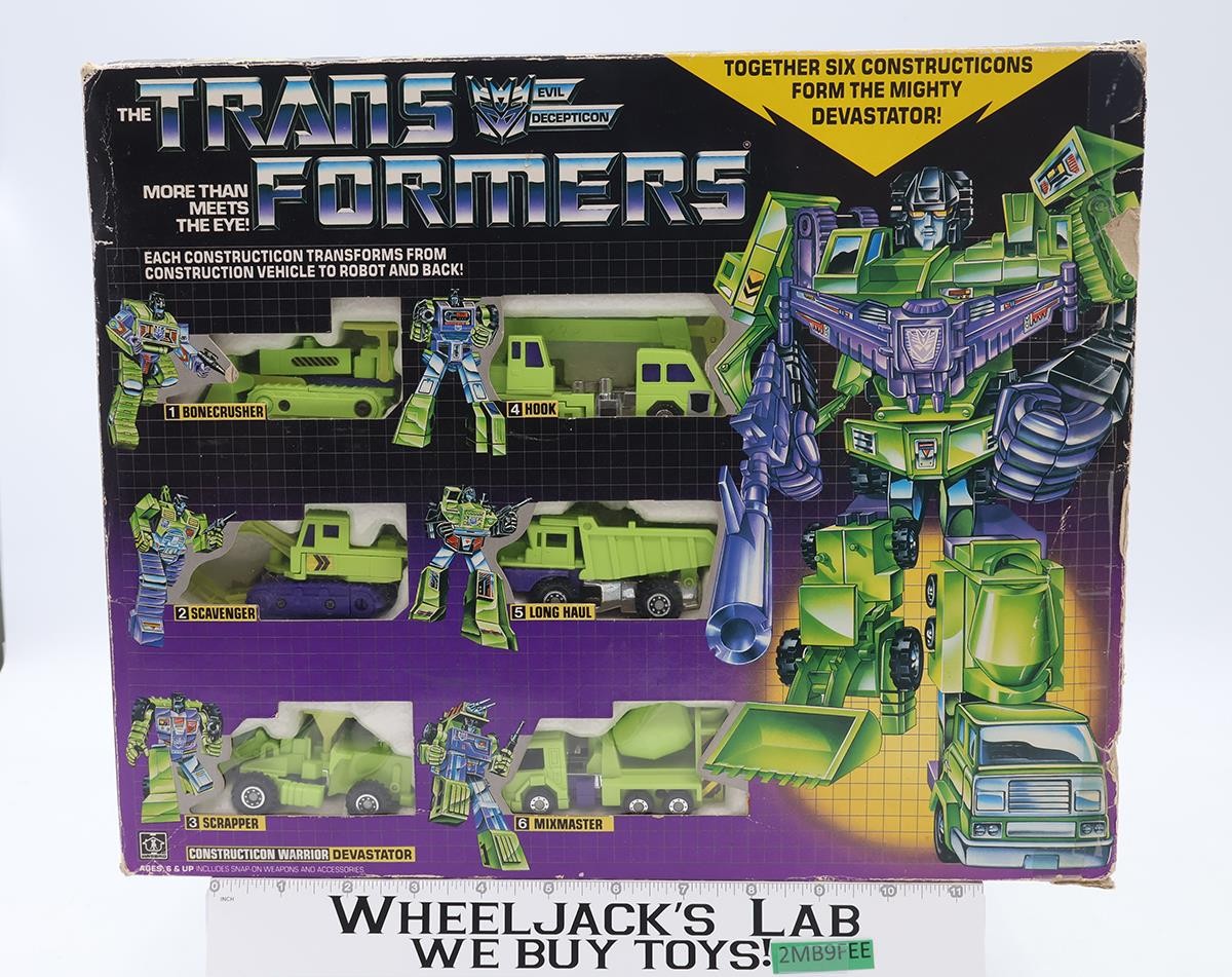 週末限定価格 トランスフォーマー G1 Devastator 100% Complete W Box 1985 Vintage Hasbro G1 Transformers