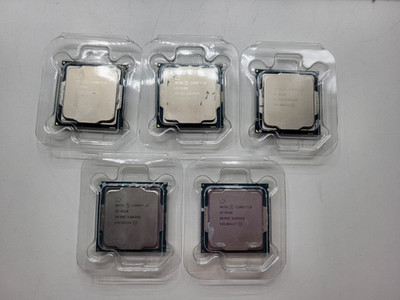 Lot of 5 Intel Core i3-8100 CPU 3.60 GHz SR3N5 Socket LGA1151